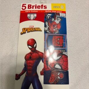 Marvel Spider-Man Boys' Briefs Set - Red, Blue, Gray